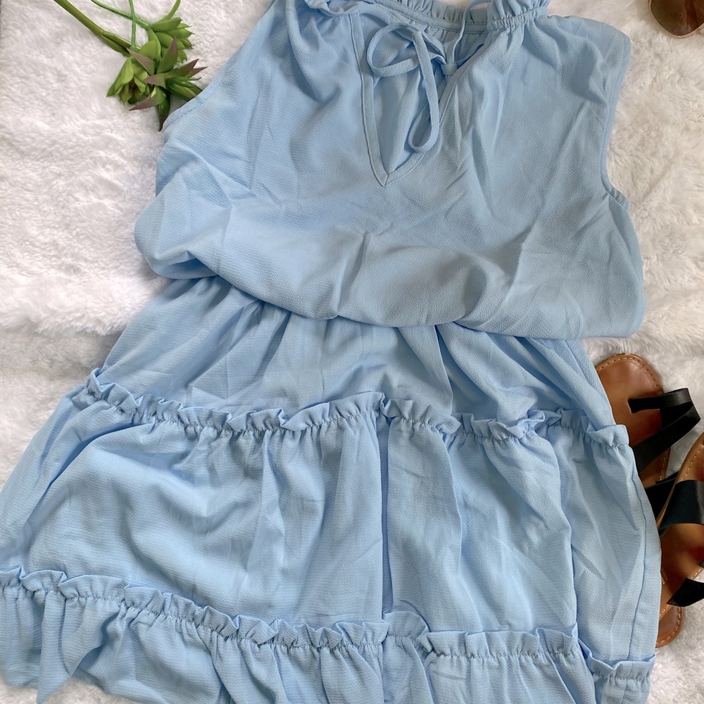 Baby Blue Tank Sundress